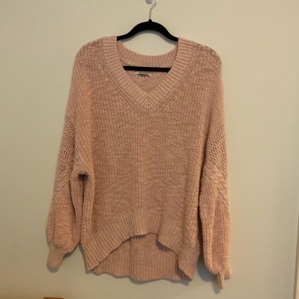 American Eagle pink Sweater Size Extra Large
